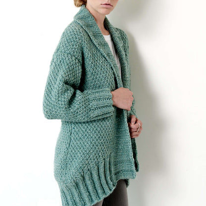 Bernat Cocoon Knit Cardigan L