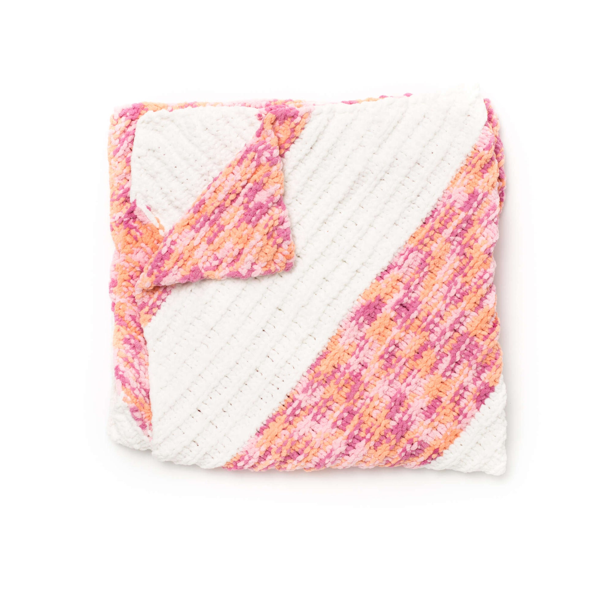 Free Bernat Kiddie Corner Knit Baby Blanket Pattern