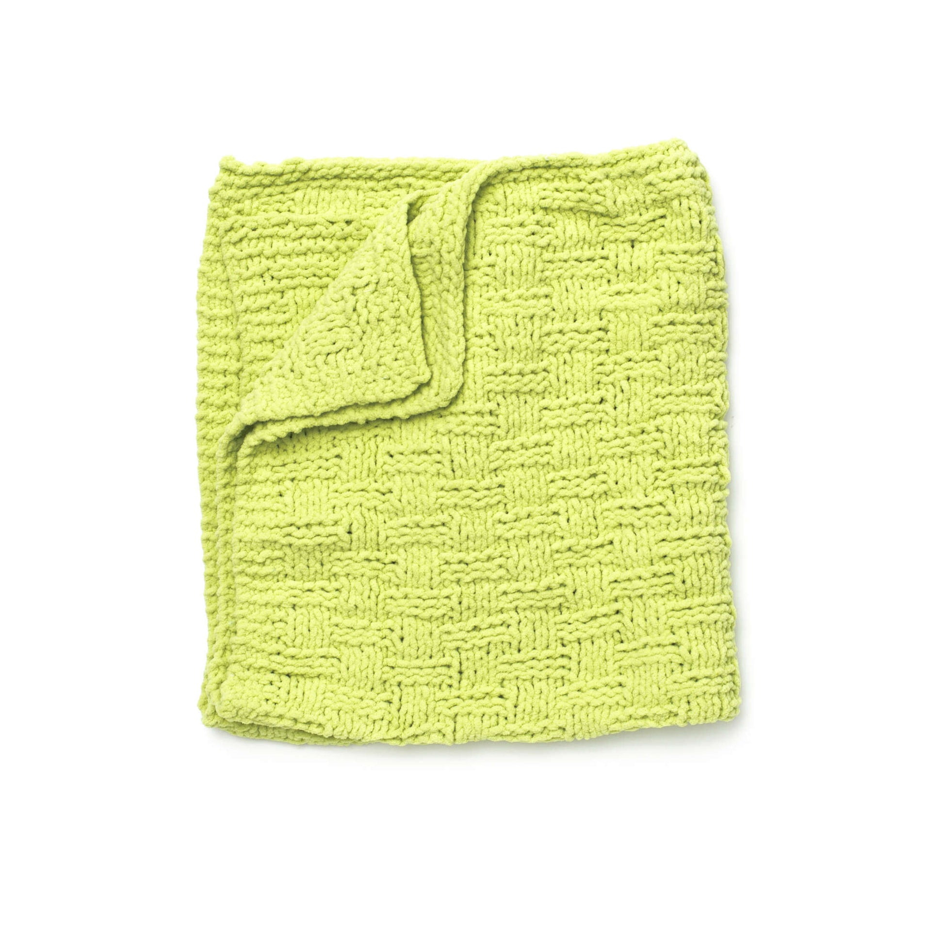 Bernat Basketweave Knit Baby Blanket Knit Blanket made in Bernat Baby Blanket yarn