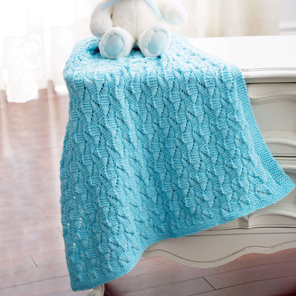 Free Bernat Staggered Squares Knit Blanket Pattern Yarnspirations