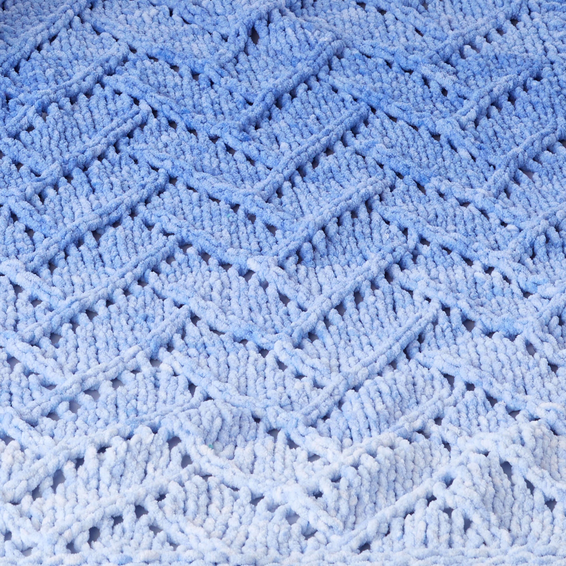 Free Bernat Garden Wall Knit Blanket Pattern