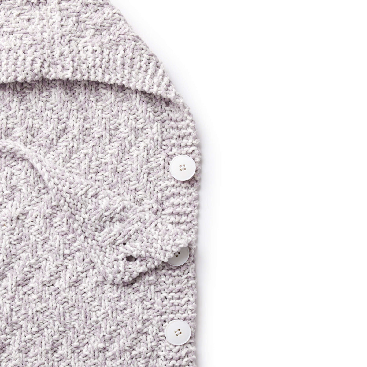 Knit Bag made in Bernat Baby Marly yarn