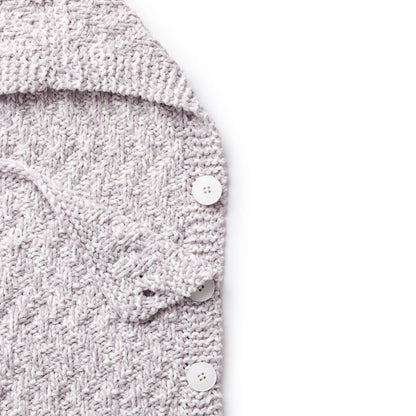 Bernat Knit Bunting Bag Knit Bag made in Bernat Baby Marly yarn