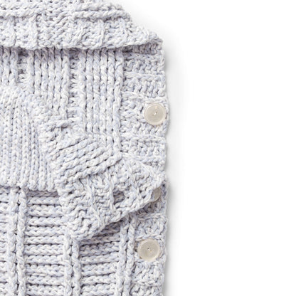 Bernat Crochet Bunting Bag Knit Bag made in Bernat Baby Marly yarn