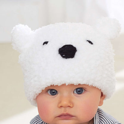 Bernat Knit Li'l Polar Bear Hat 6-12 mos