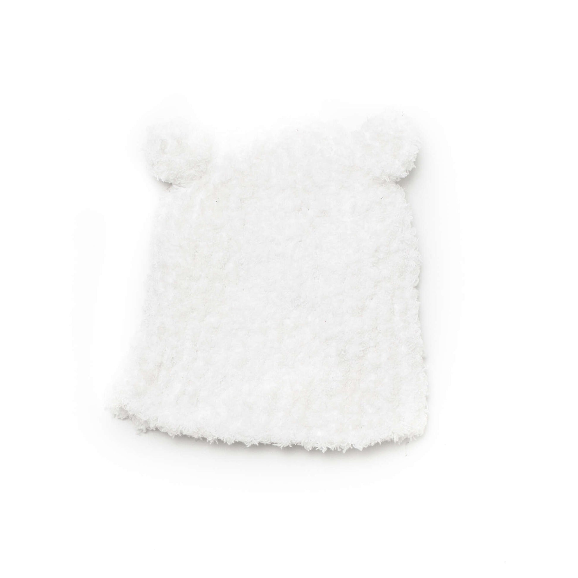 Free Bernat Li'l Polar Bear Hat Knit Pattern