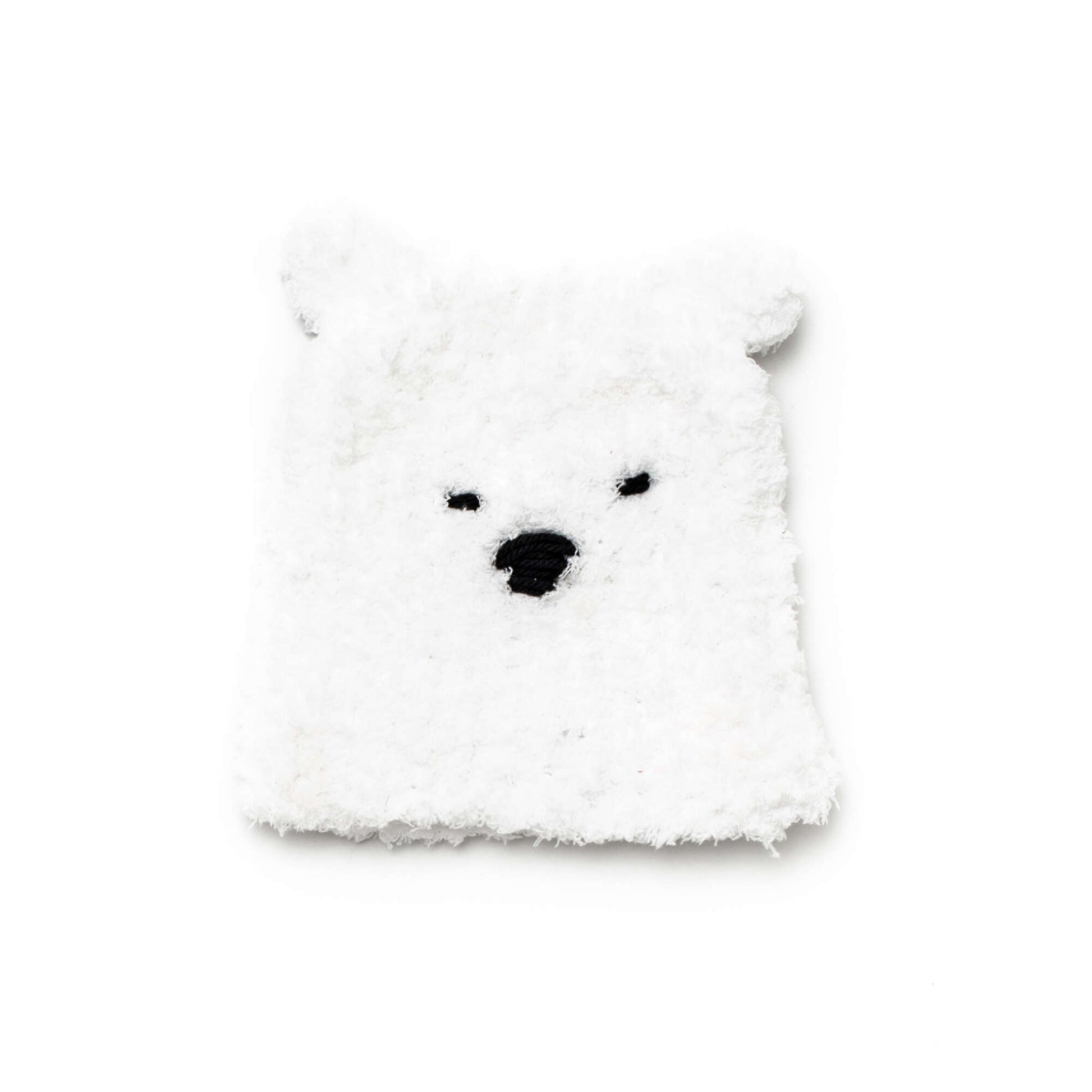 Free Bernat Li'l Polar Bear Hat Knit Pattern
