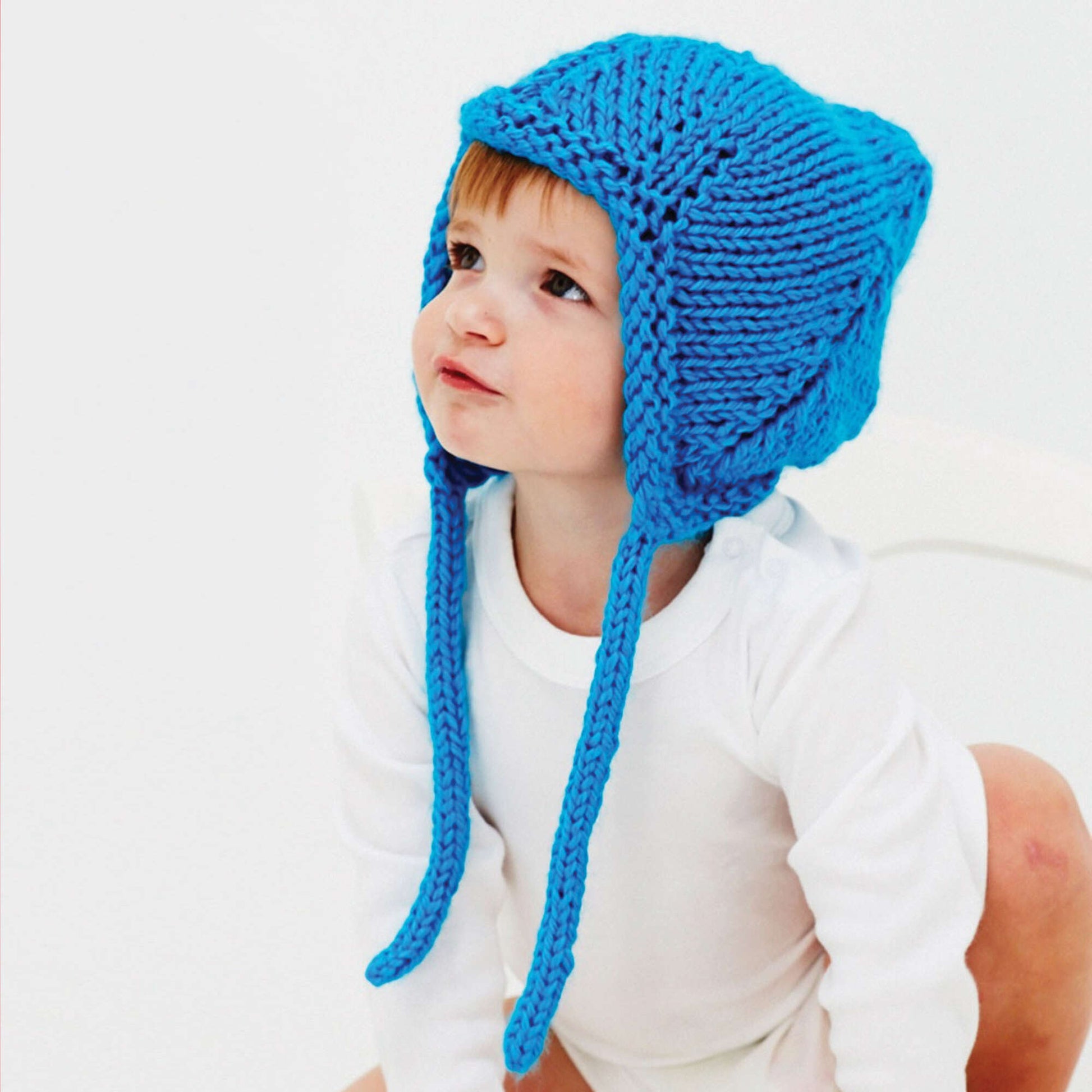 Bernat Little Gnome Hat Knit Hat made in Bernat Softee Baby Chunky yarn