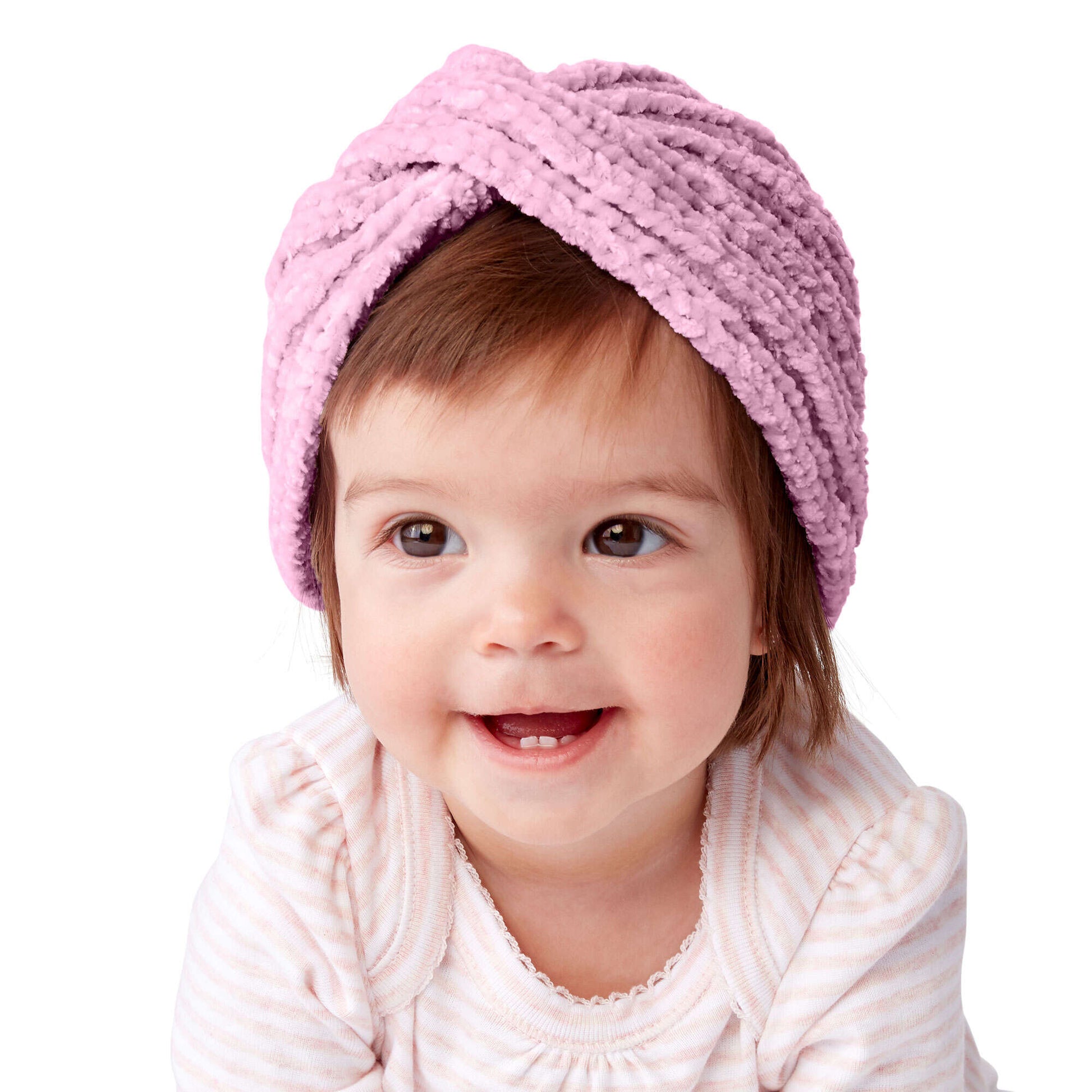 Free Bernat Knit Baby Turban Pattern
