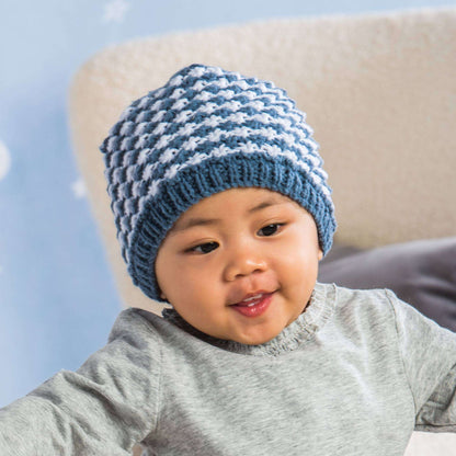 Bernat Knit Star Stitch Slouchy Baby Hat 18/24 mos