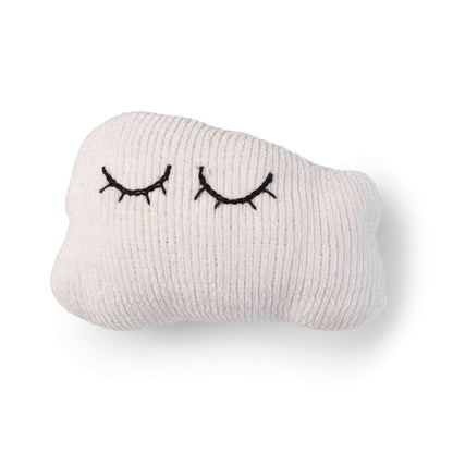 Bernat Knit Cloud Pillow Knit Pillow made in Bernat Baby Velvet yarn