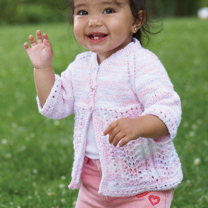 Bernat Pretty Kiddy Knit Cardigan 2 yrs