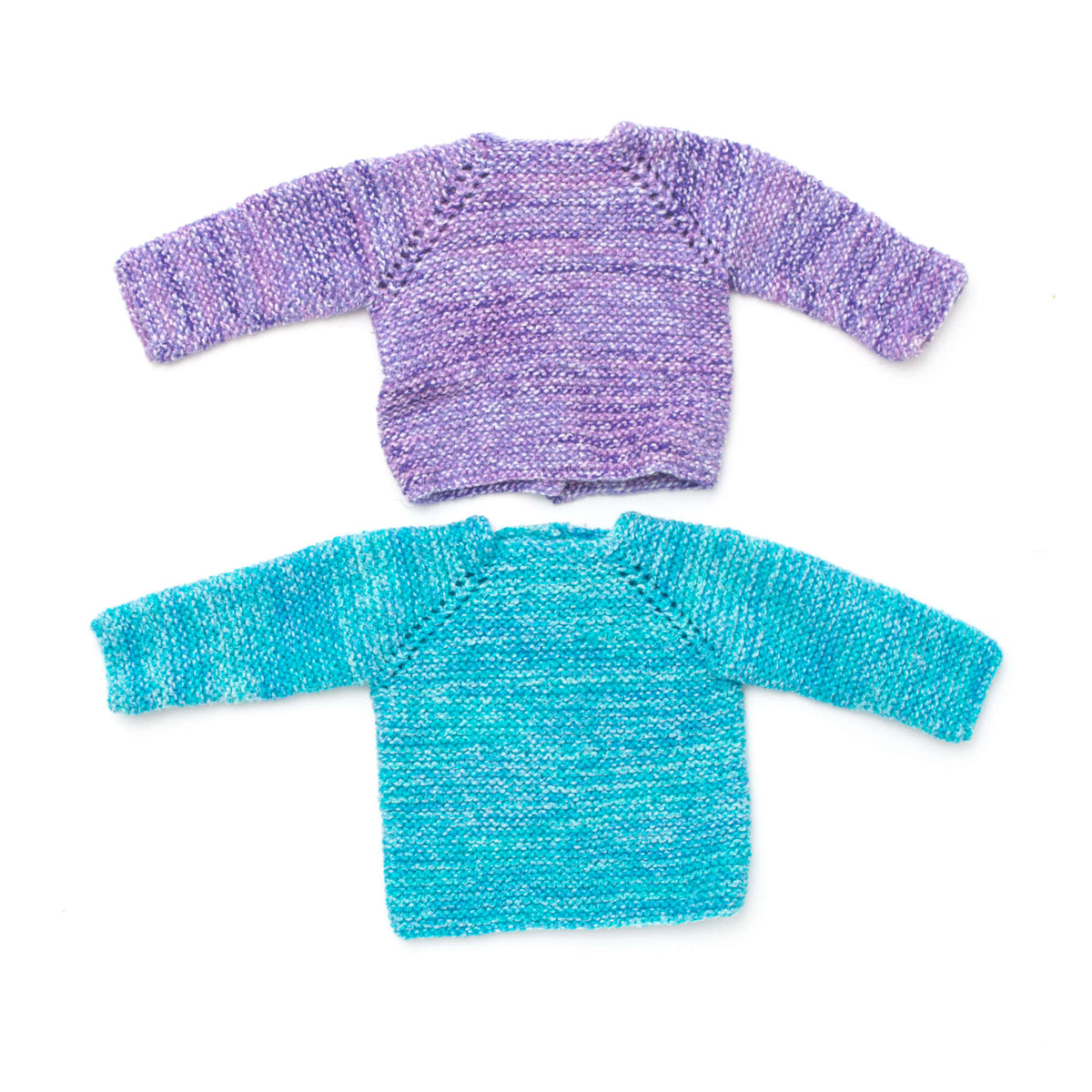 Knit Sweater made in Bernat Li'l Tots yarn