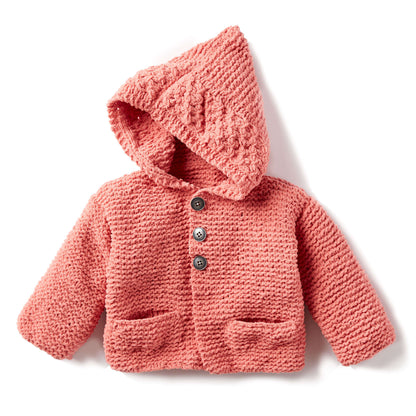 Bernat In the Details Knit Hoodie 6 mos