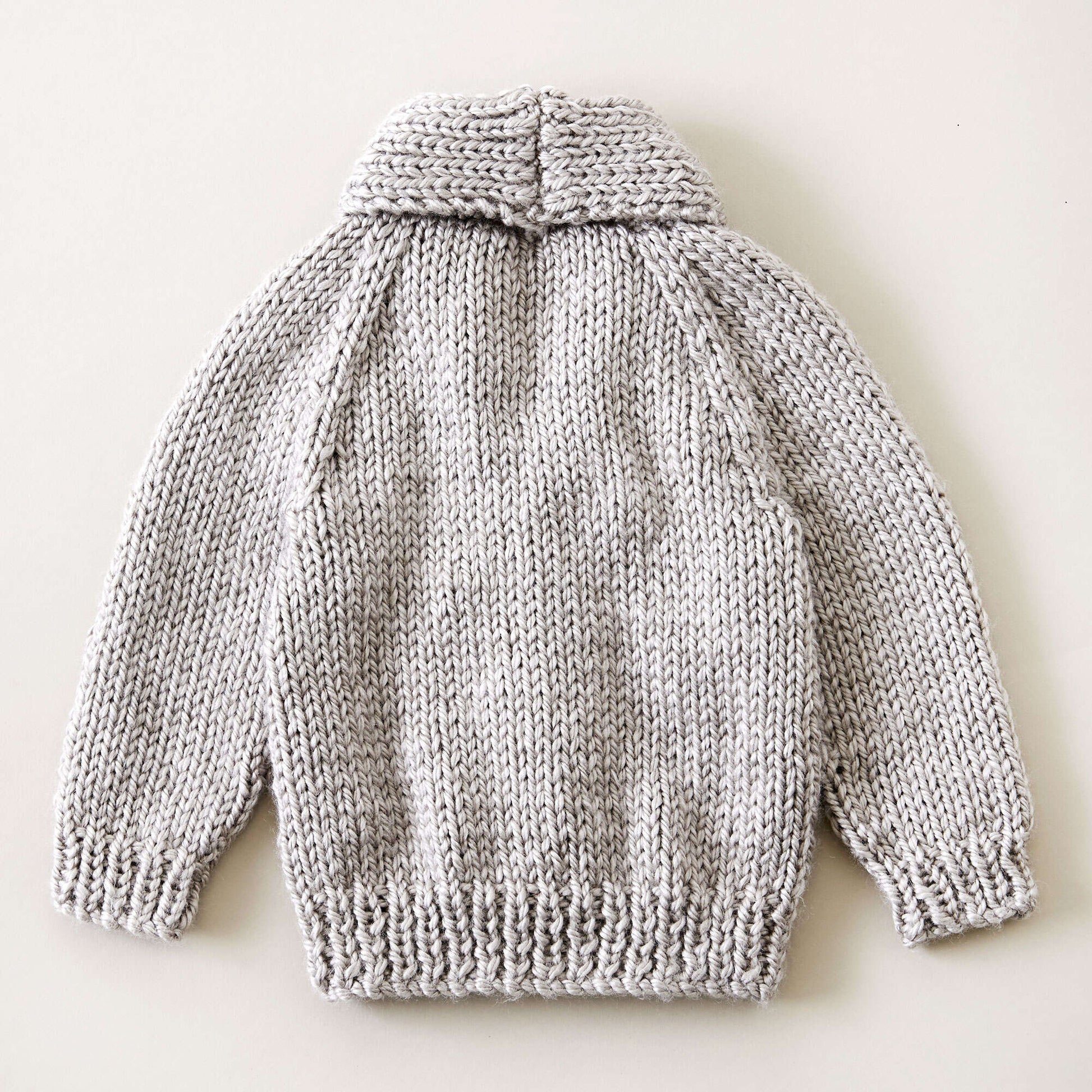 Free Bernat Shawl Collar Textured Knit Cardigan Pattern