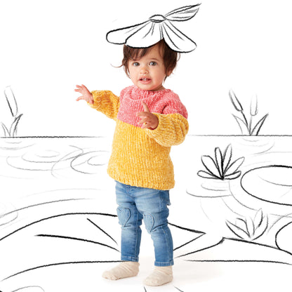 Bernat Knit Dipped Pullover 24 mos