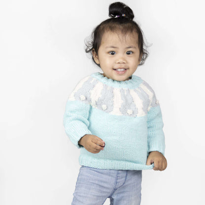 Bernat Bunny Yoke Knit Sweater 24 mos