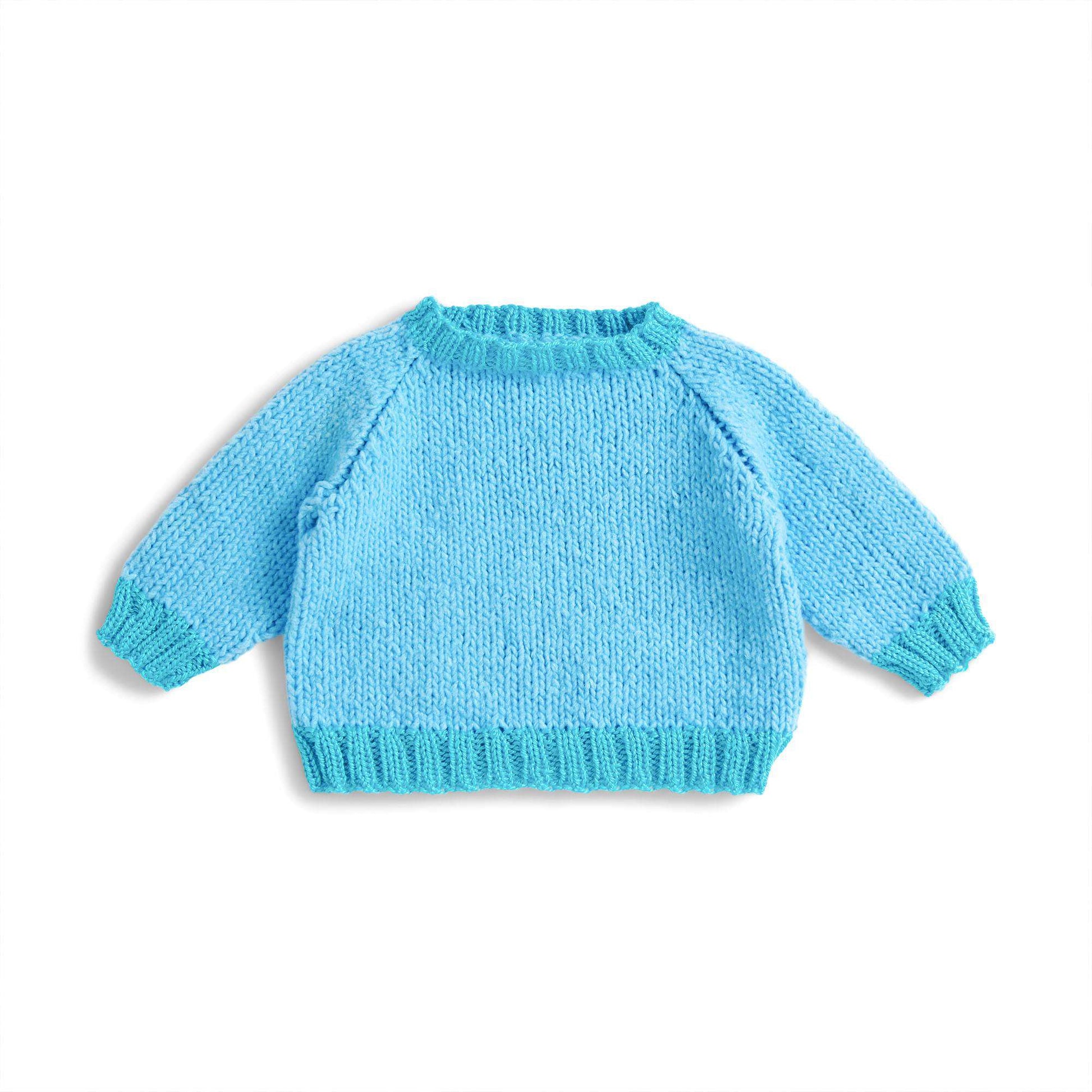 Free Bernat Knit Pullover Sweatshirt Pattern