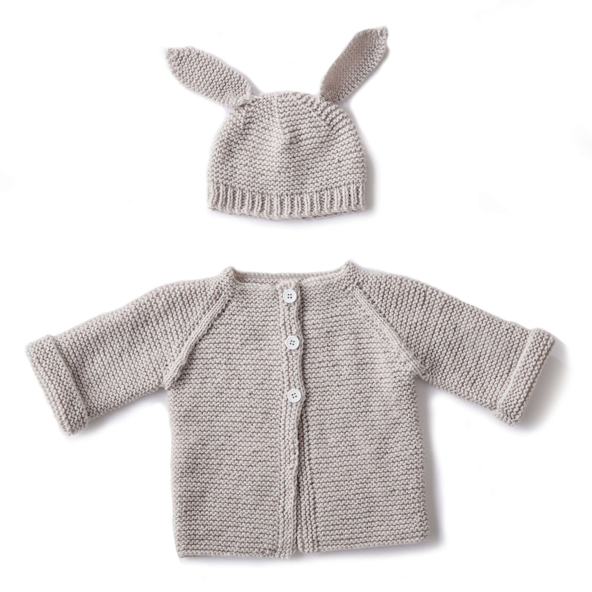 Free Easy Bernat Baby Jacket Set Knitting Pattern Yarnspirations