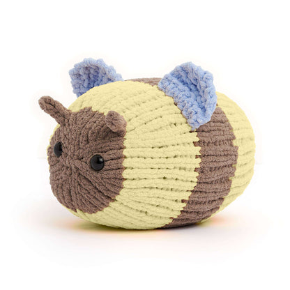 Bernat Bernard Bee Knit Toy Knit Toy made in Bernat Baby Blanket yarn