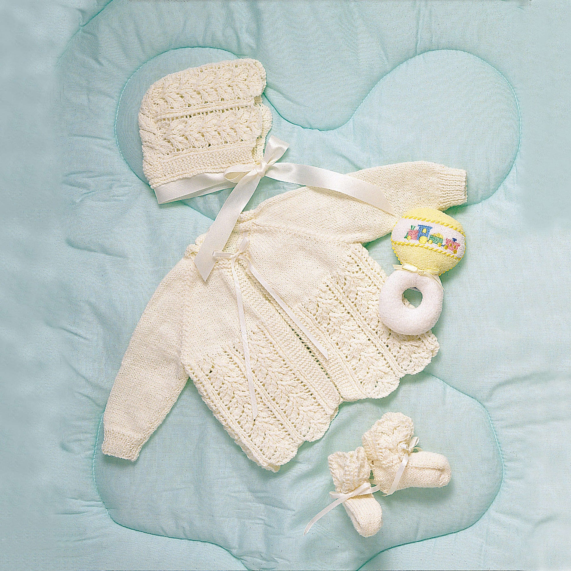 Free Bernat Baby Layette Knit Pattern