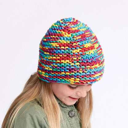 Bernat Make It Snappy Knit Hat Version 3