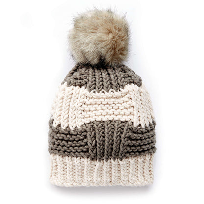 Bernat Box Stitch Knit Hat Child