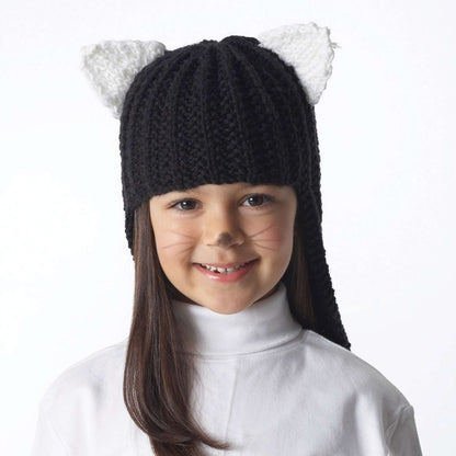Bernat Knit Costume Hats Cat