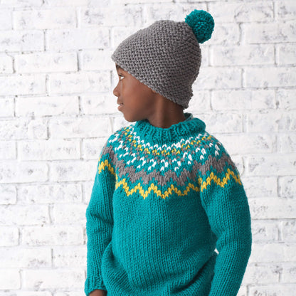 Bernat Knit Rickrack Pullovers Version 1