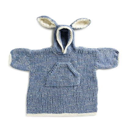 Bernat Funny Bunny Kids Knit Blanket Hoodie 6/8 yrs