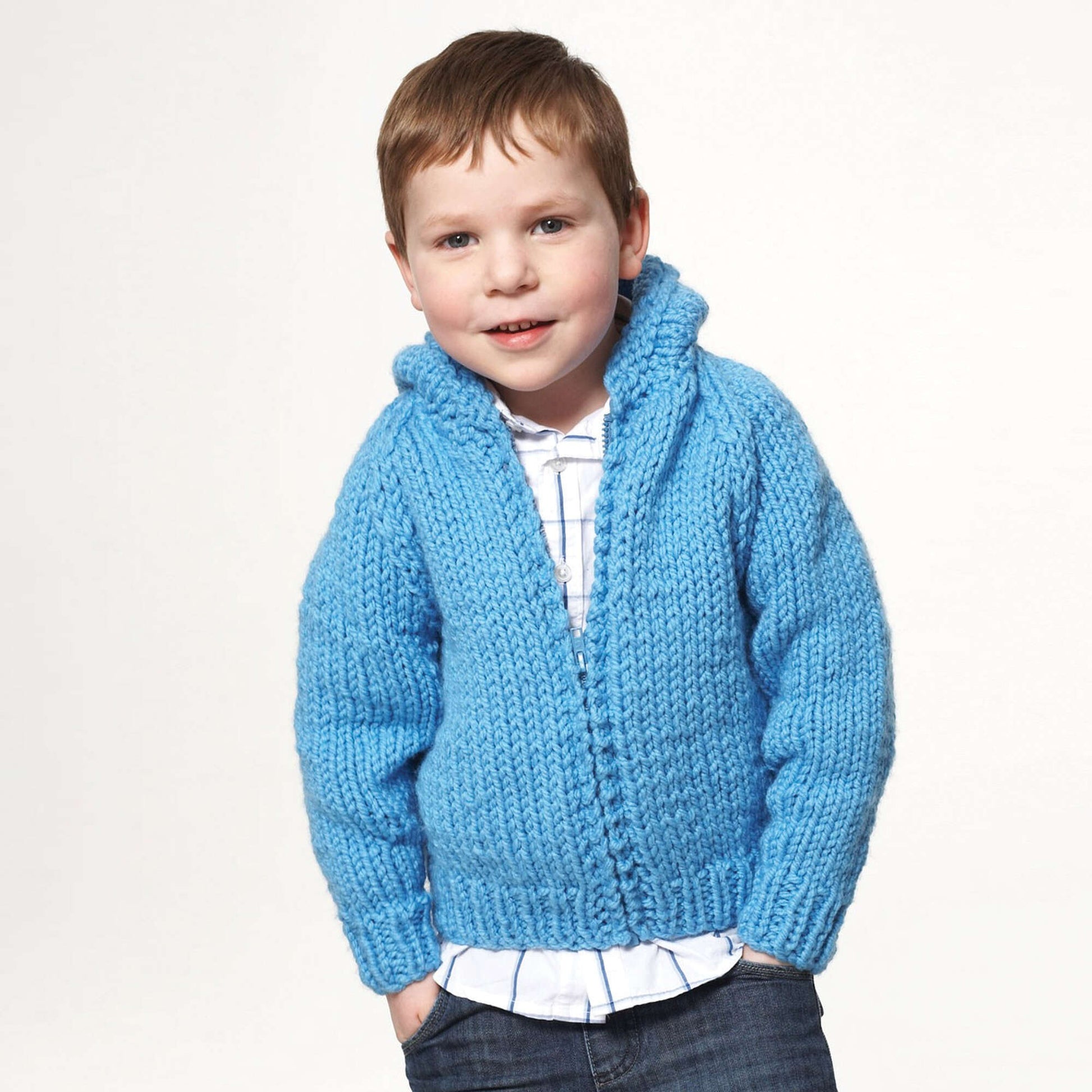 Free Bernat Knit Kid's Jacket Pattern