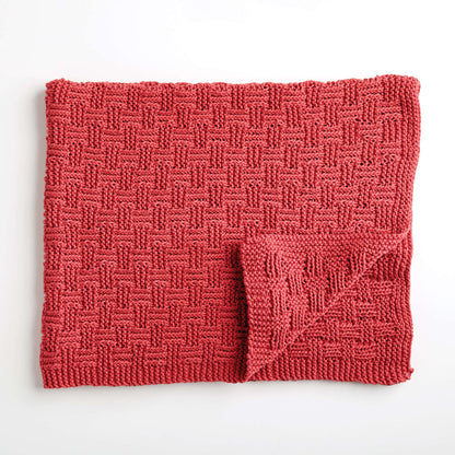 Bernat Parquet Knit Blanket Knit Blanket made in Bernat Maker Home Dec yarn