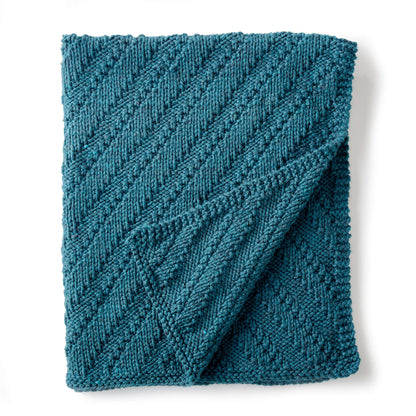 Bernat Reversible Knit Lap Blanket Single Size