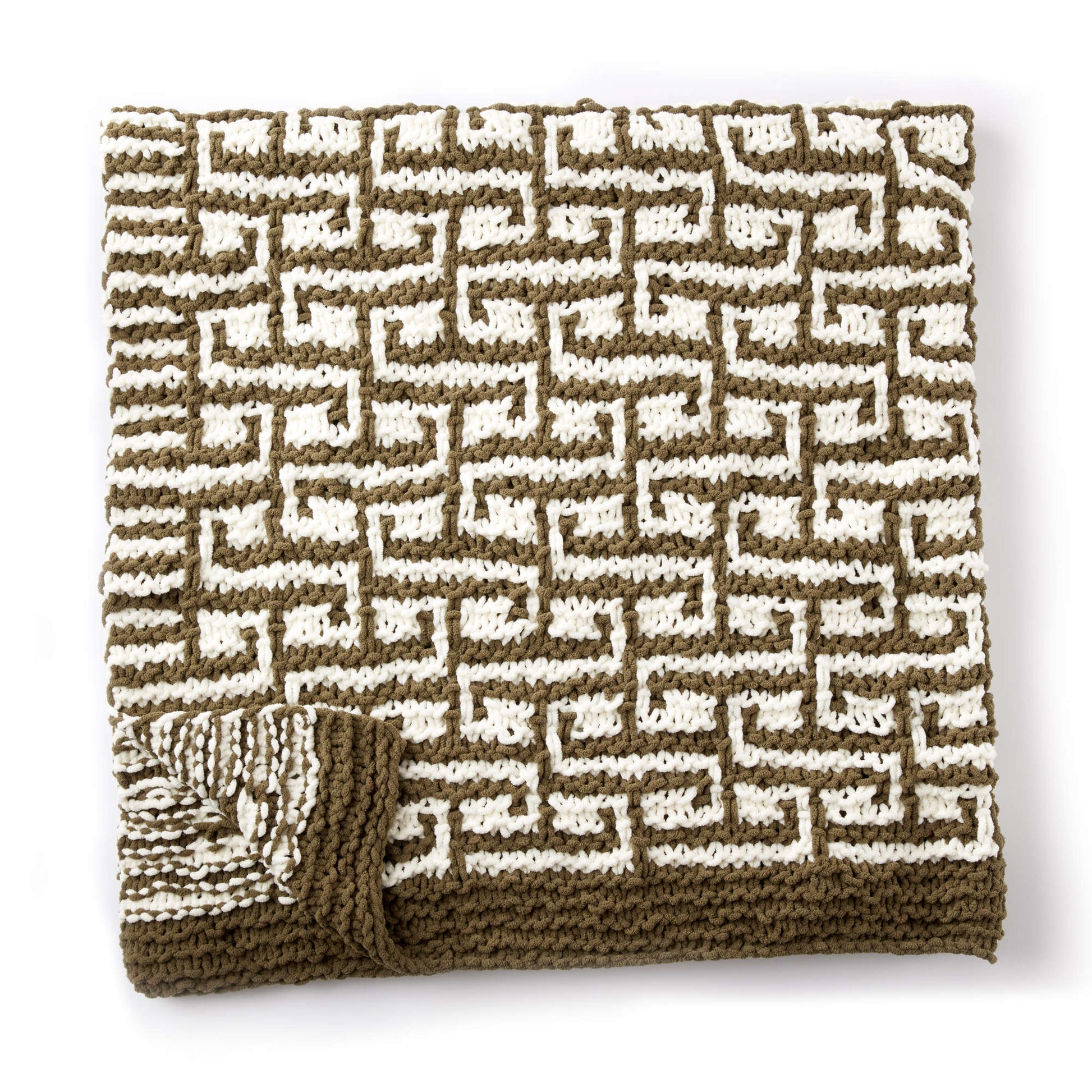 Free Bernat Let It Slip Knit Blanket Pattern