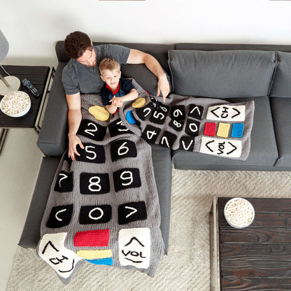 Bernat Where's My Remote Knit Snuggle Sack Adult