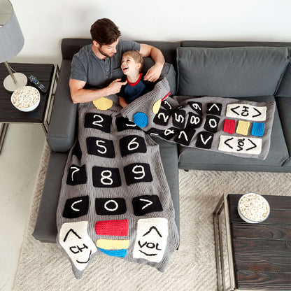 Bernat Where's My Remote Knit Snuggle Sack Adult