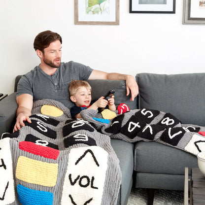 Bernat Where's My Remote Knit Snuggle Sack Adult