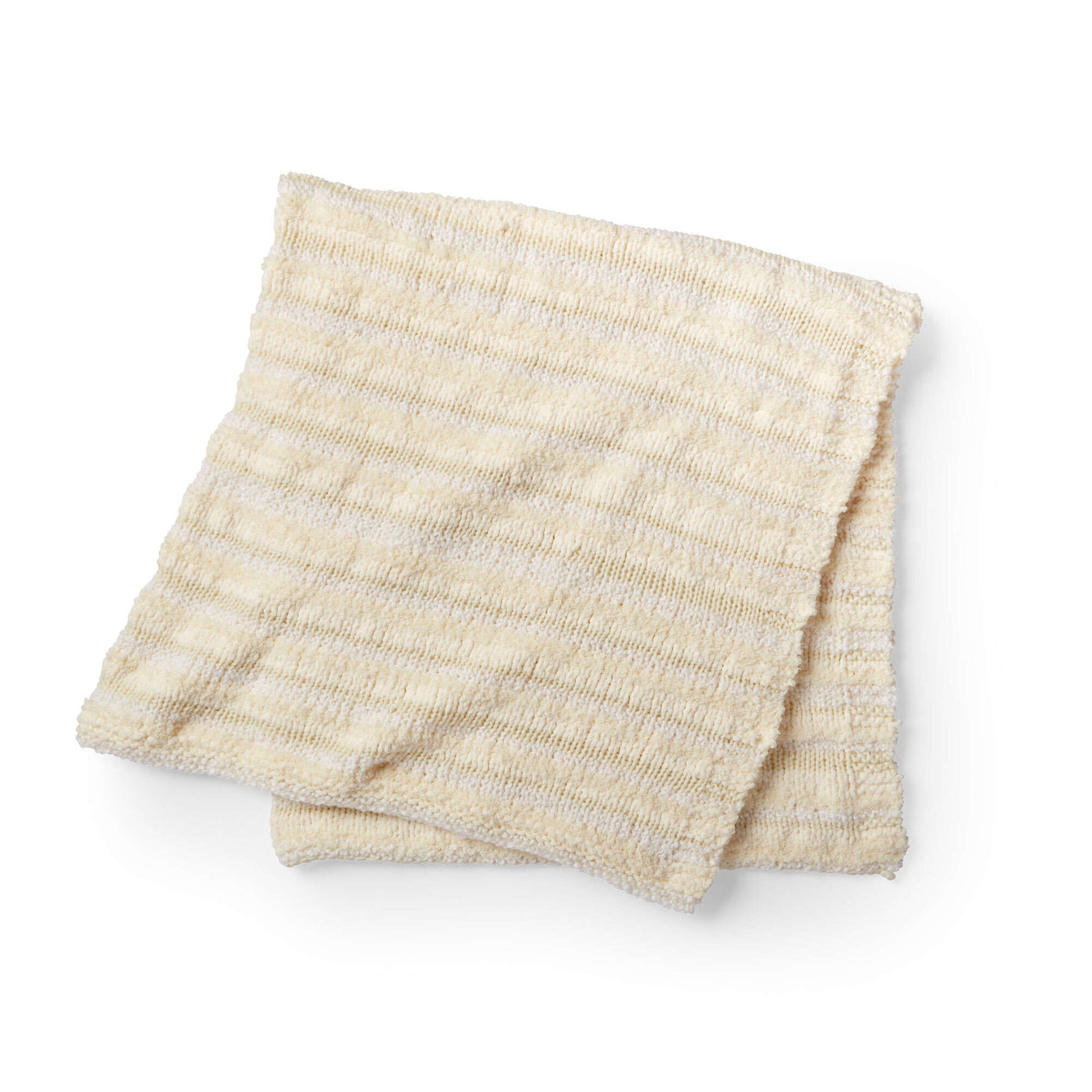Free Bernat Easy Textures Knit Blanket Pattern