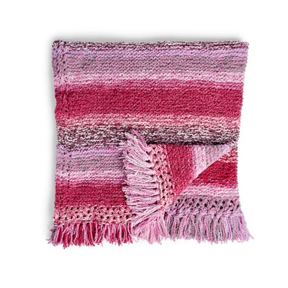 Bernat Wrapped In Heather Knit Blanket Single Size
