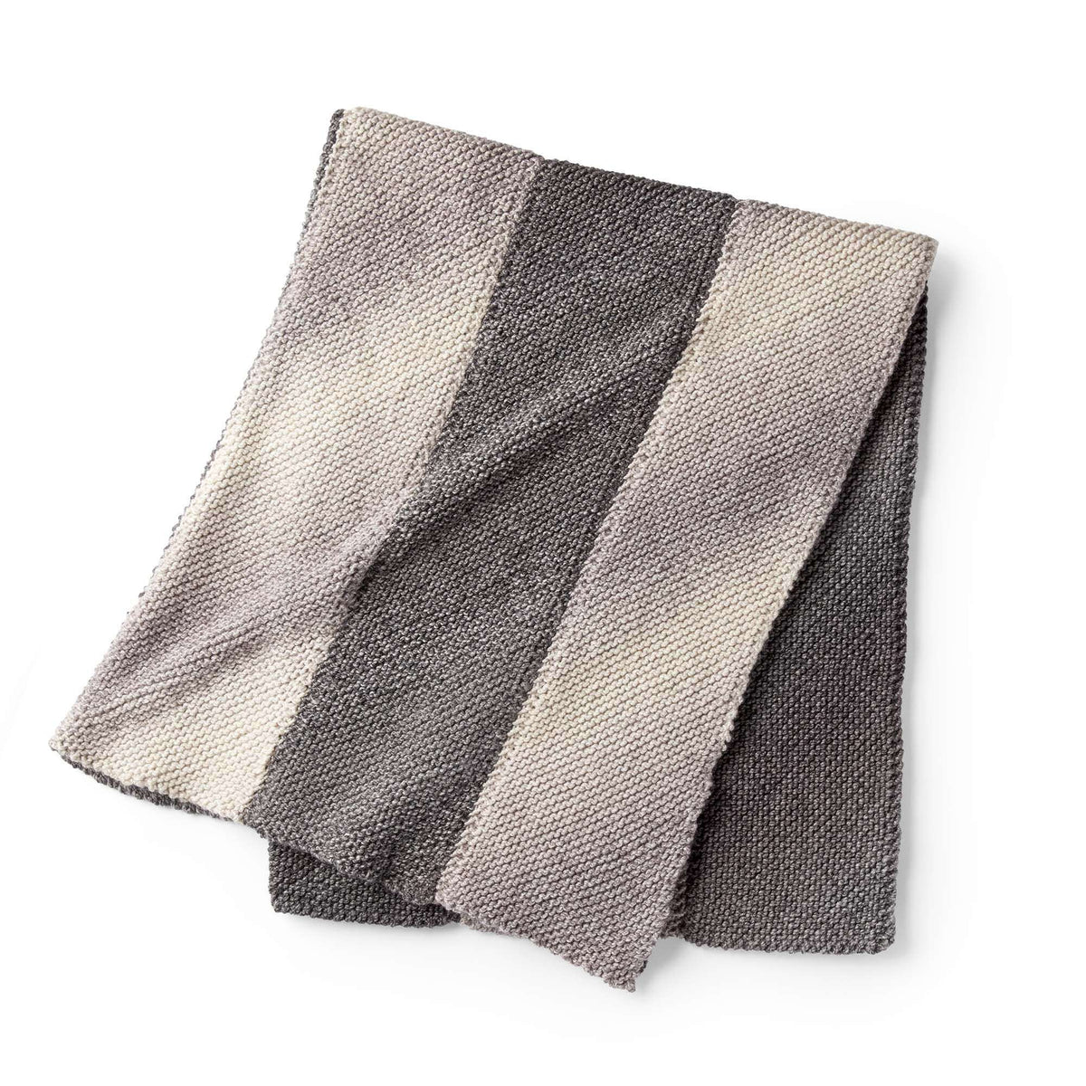 Chevron Panel Knit Pattern Free Easy Bernat Chevron Panels Blanket to Knit Knitting Pattern ...