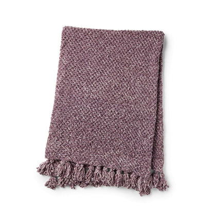 Bernat Knit Net Blanket Knit Blanket made in Bernat Velvet yarn