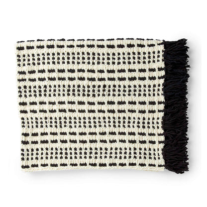Bernat Woven Stripes Knit Blanket Single Size