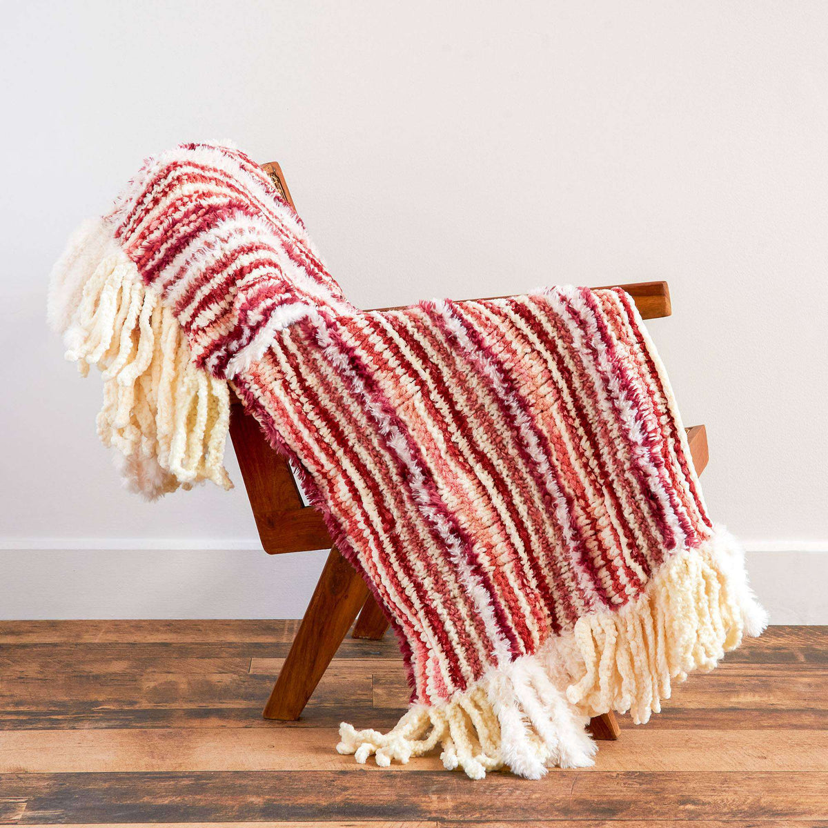 Knit Blanket made in Bernat Casa yarn