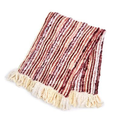 Bernat Long Lines Knit Blanket Knit Blanket made in Bernat Casa yarn