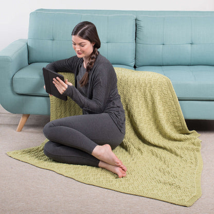 Bernat Tasty Textures Knit Blanket Single Size