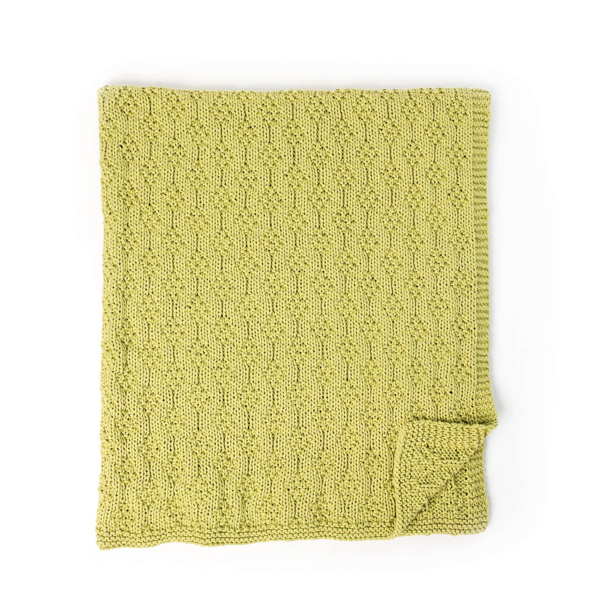 Free Bernat Tasty Textures Knit Blanket Pattern