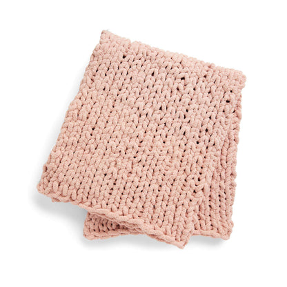 Bernat Super Stocking Stitch Knit Blanket Single Size