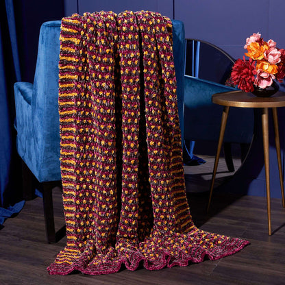 Bernat Tiny Dots Knit Blanket Single Size