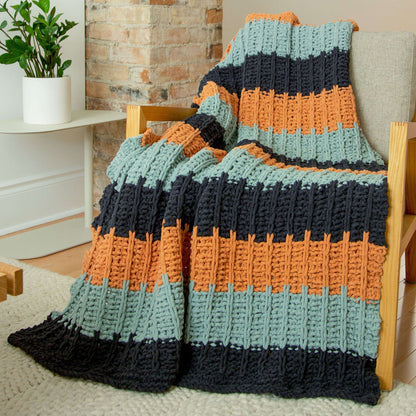 Bernat Soothing Slip Stitches Knit Blanket Bernat Blanket O'Go