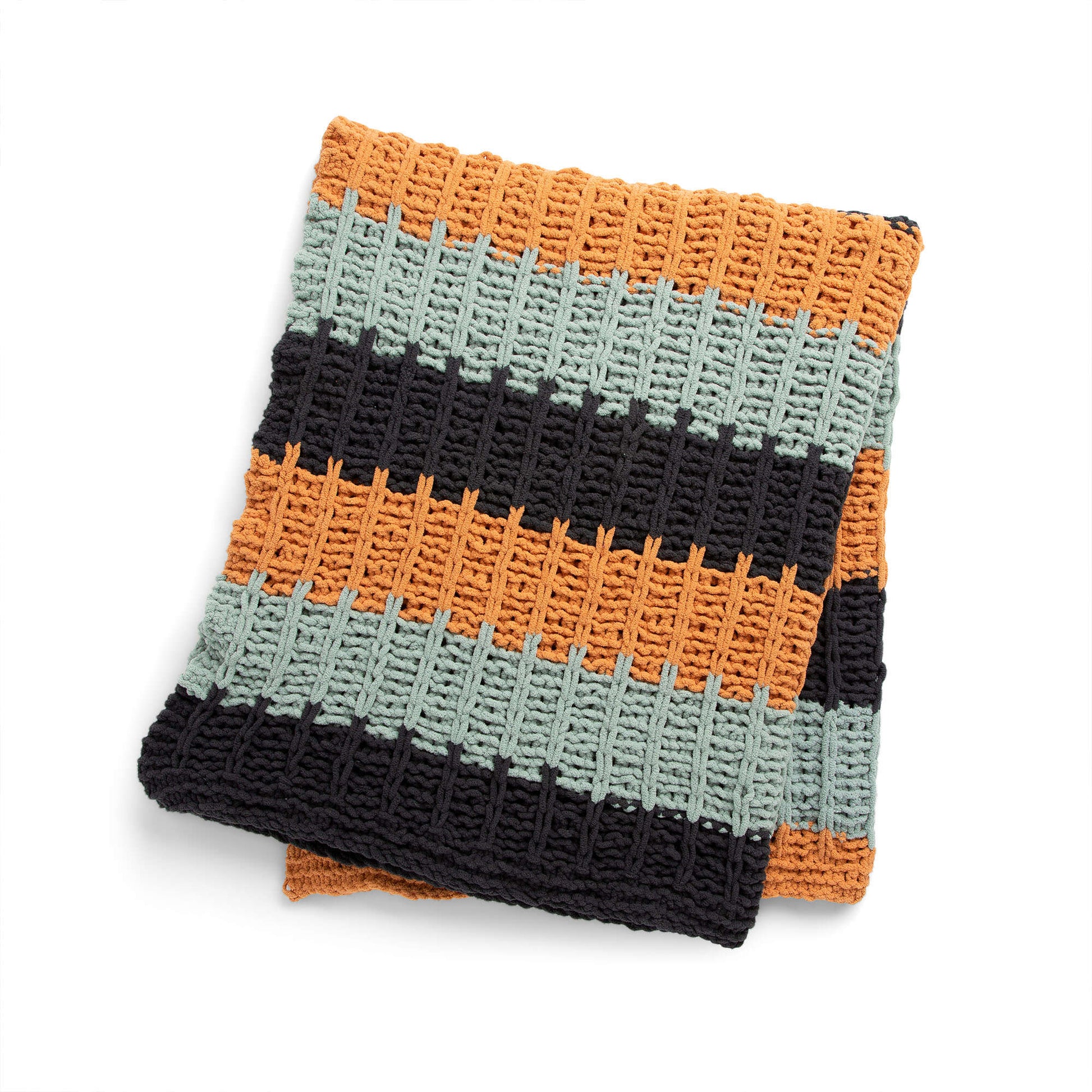 Free Bernat Soothing Slip Stitches Knit Blanket Pattern